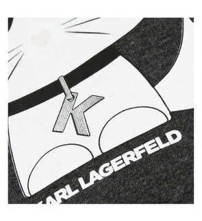 Heather Grey KARL LAGERFELD T-shirt