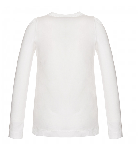 White MONNALISA T-shirt with long sleeves
