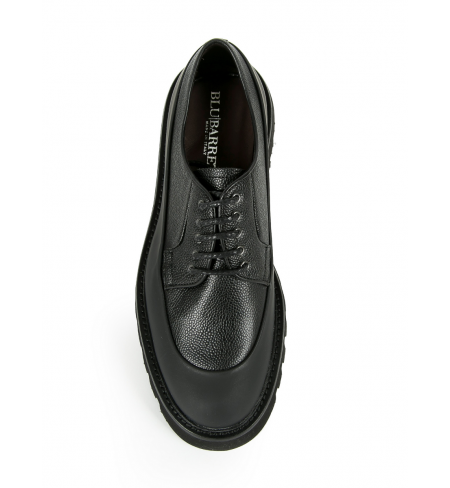 Bimaterial Derby Black BARRETT Shoes
