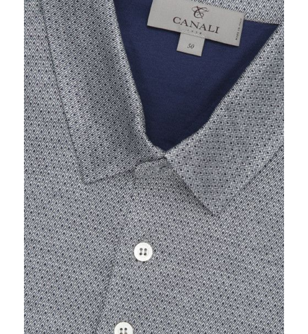 Blue CANALI Polo shirt