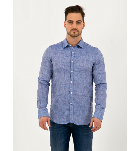 Gl02857 L777 301 Blue CANALI Shirt