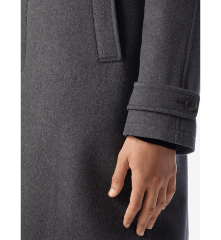 Extra-Fine Wool Beaver Grey Melange CORNELIANI Coat