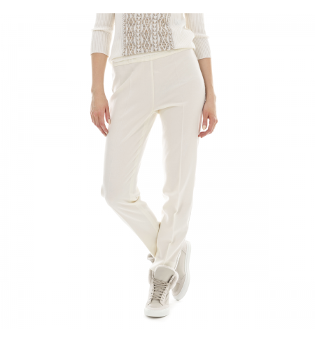 White D.EXTERIOR Trousers