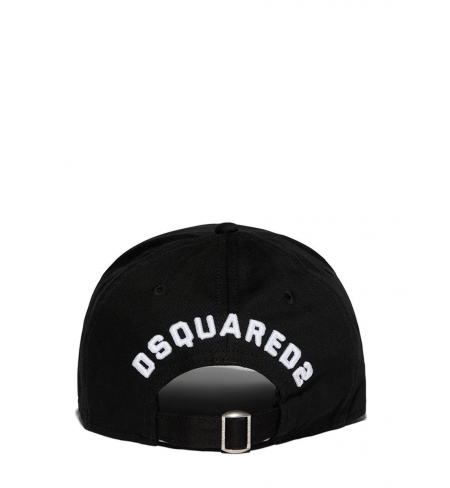 Be Icon Black White DSQUARED2 Baseball cap