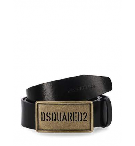 Logo Black DSQUARED2 Belt