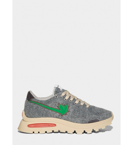 Run Grey Green DSQUARED2 Sport shoes