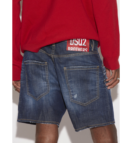 Navy Blue DSQUARED2 Shorts
