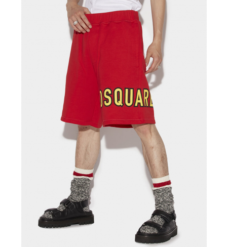 Red DSQUARED2 Shorts