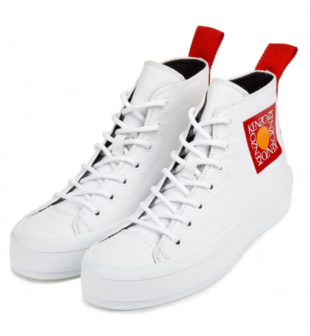 01 White Kenzo Sport shoes