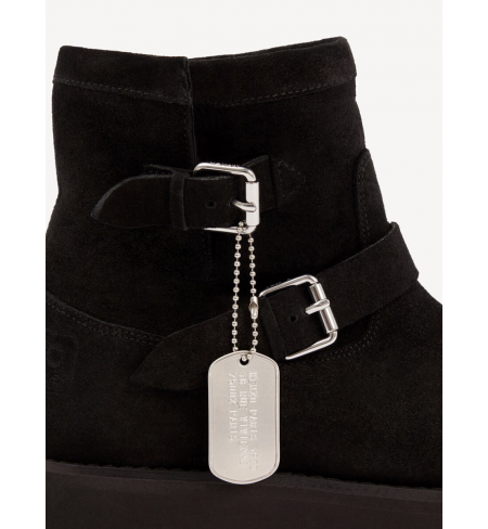 Kenzocozy Two Buckles And A Military Style Tag Black Kenzo High shoes