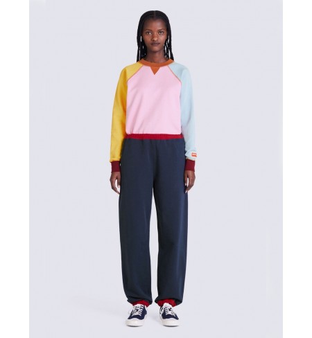 With Logo-Patch Midnight Blue Kenzo Sport trousers