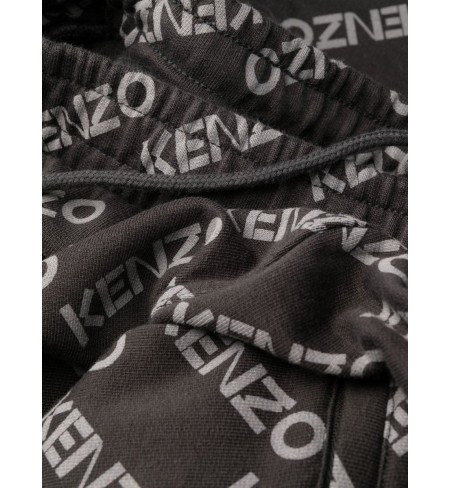 Logo-Print Black Kenzo Sport trousers