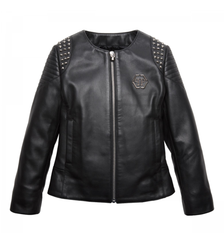 Christal DSQUARED2 Leather jacket