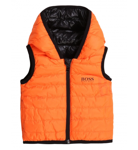 Black Orange HUGO BOSS Waistcoat