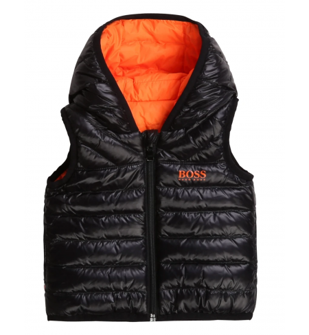 Black Orange HUGO BOSS Waistcoat