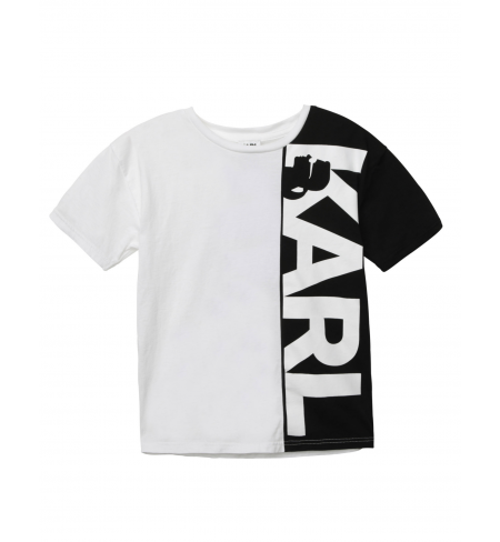 White Black KARL LAGERFELD T-shirt