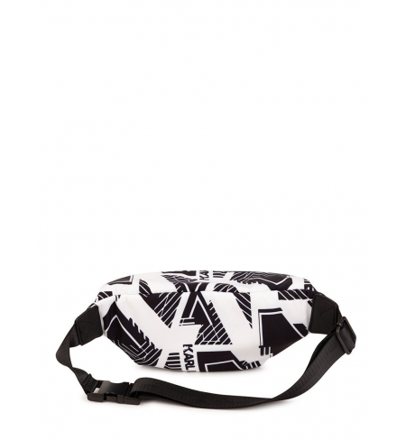 Z20070 Black White KARL LAGERFELD Belt bag