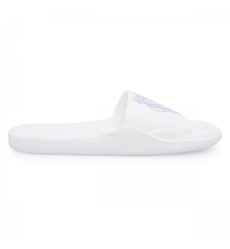 White Kenzo Flip Flops