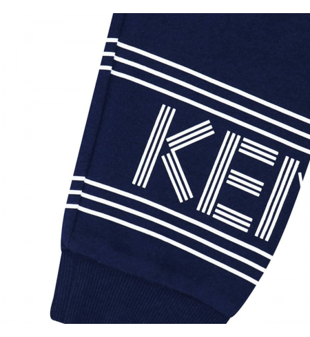 Logo Navy Blue Kenzo Trousers