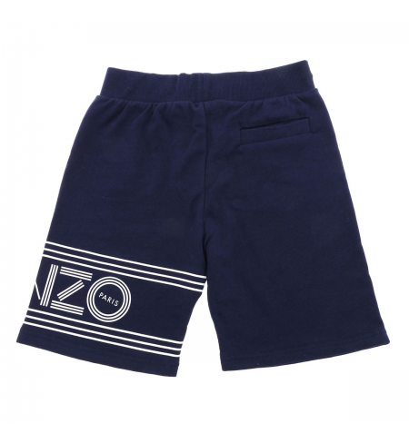 Logo Navy Blue Kenzo Shorts