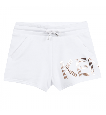 Logo White Kenzo Shorts