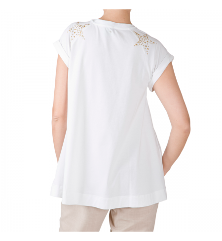 White Gold LORENA ANTONIAZZI T-shirt
