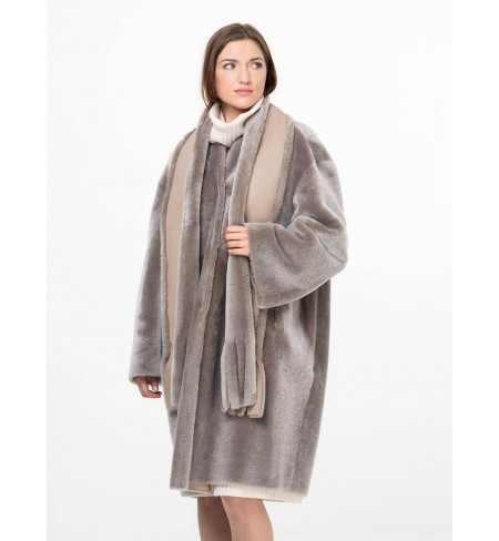 Taupe MANZONI 24 Sheepskin coat