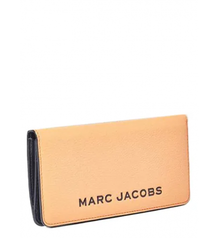 The Bold Colour-Block Open-Face Orange Criffon Multi MARC JACOBS Wallet