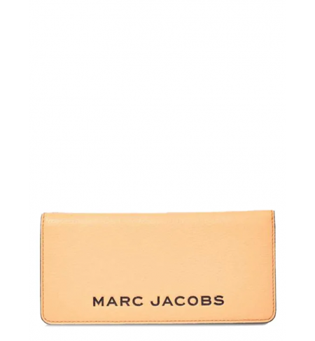 The Bold Colour-Block Open-Face Orange Criffon Multi MARC JACOBS Wallet