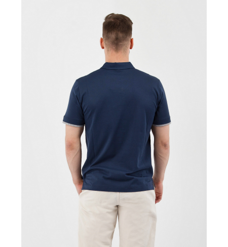 MJ01037 T0693 306 Blue CANALI Polo shirt
