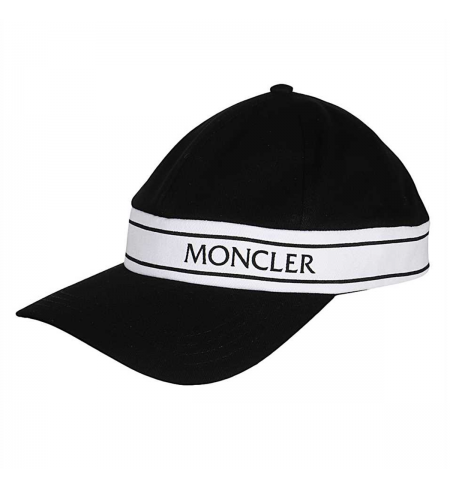 Black MONCLER Baseball cap