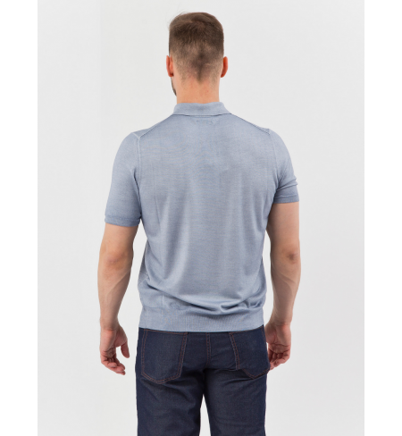 MX01461 C0127 Blue CANALI Polo shirt