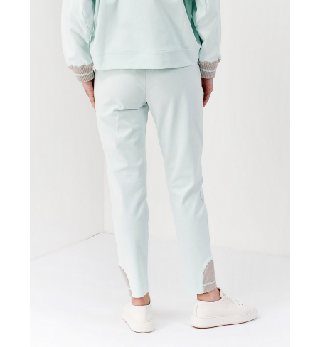 Light Turquoise LORENA ANTONIAZZI Sport trousers