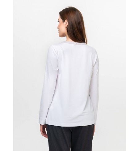 D331631G White PANICALE T-shirt