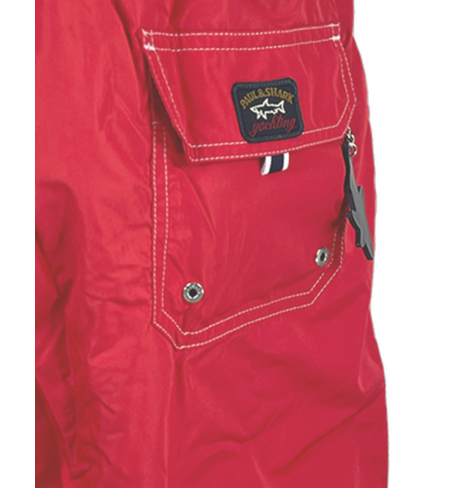 Red PAUL AND SHARK Swimshorts