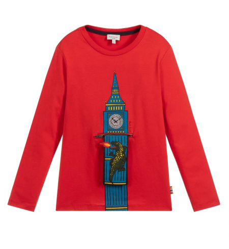 Vezio PAUL SMITH JUNIOR T-shirt with long sleeves