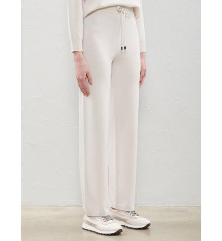 Knit Chalk PESERICO Trousers