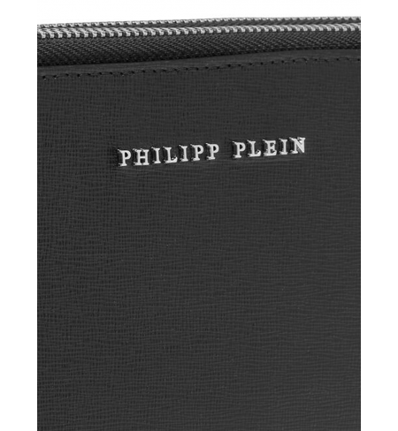 Double Zip Around Black PHILIPP PLEIN Wallet