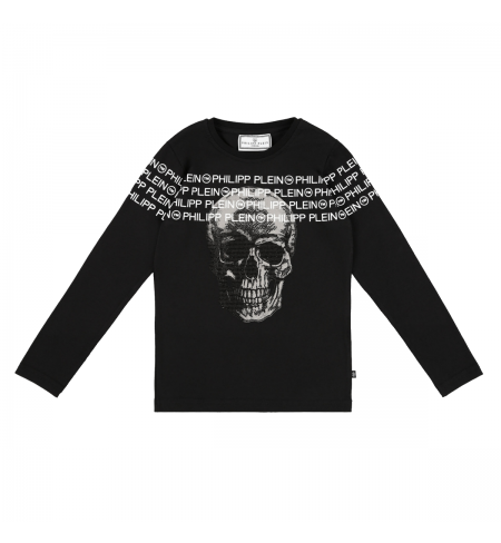 Skull DSQUARED2 T-shirt with long sleeves