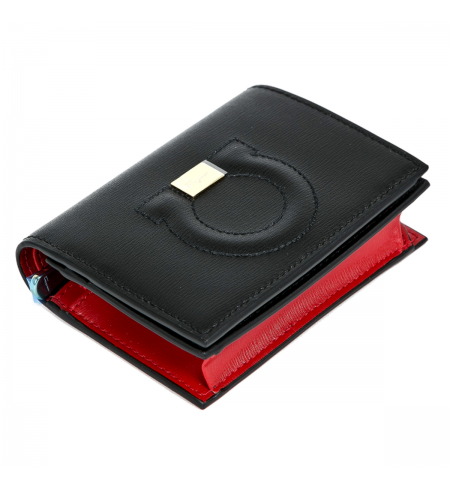 Black-Red SALVATORE FERRAGAMO Wallet