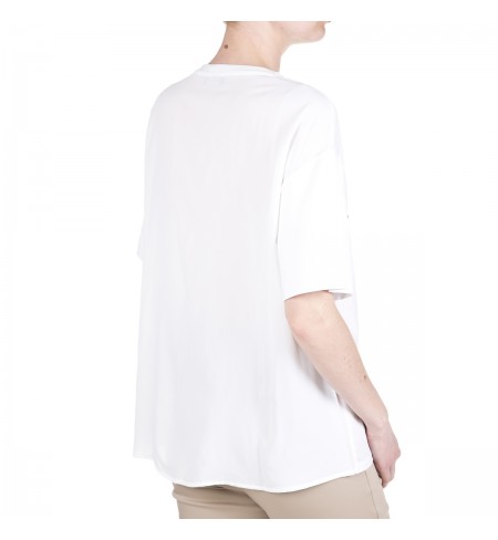 White TREND LES COPAINS T-shirt