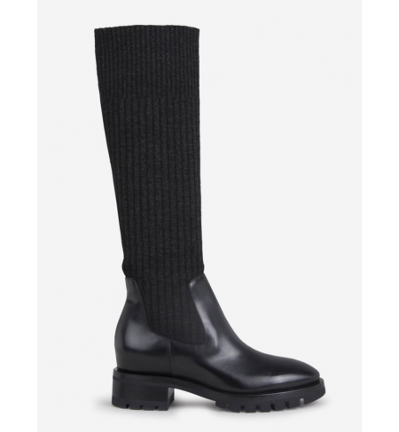 Hasia Wlon01 Black SANTONI Boots