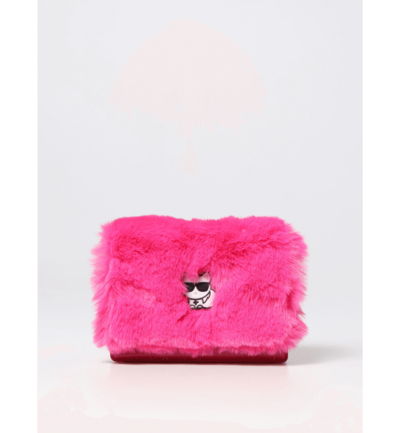 Faux Fur Choupette Pink KARL LAGERFELD Bag