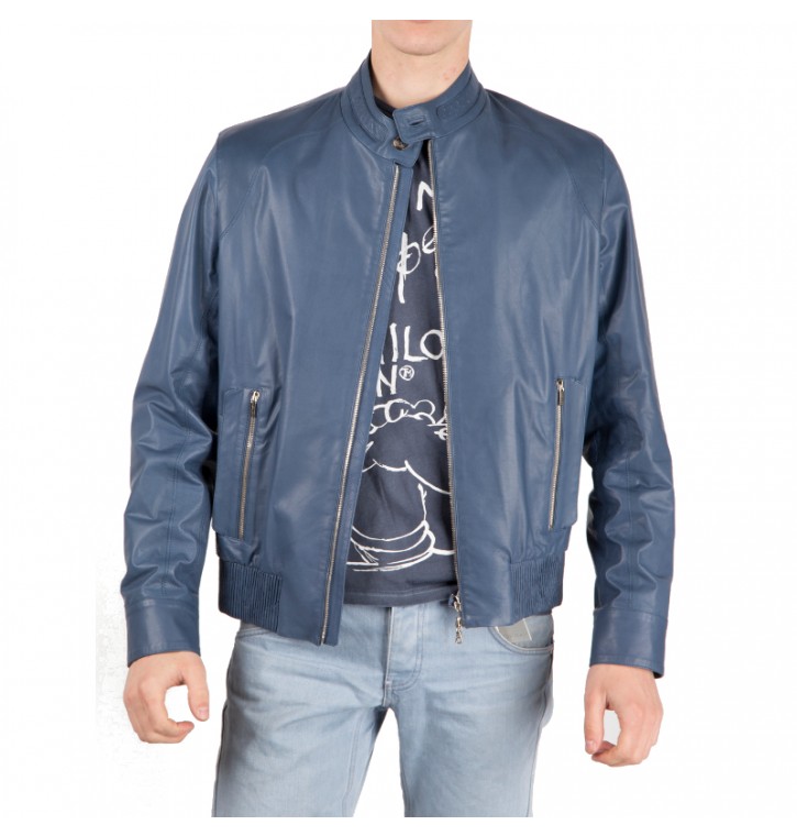 CORTIGIANI Leather jacket - Podium.lv