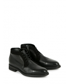 Combination Leather Black BARRETT High shoes