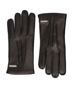 Nappa Leather Black CORNELIANI Gloves