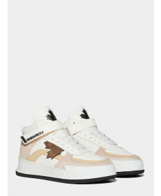 Canadian High-Top Gray Beige Brown DSQUARED2 Sport shoes