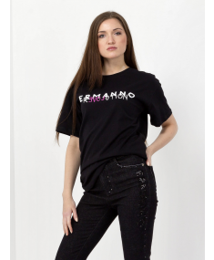 Black E.ERMANNO SCERVINO T-shirt