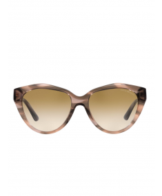 EA4178 516913 54 Shiny striped brown EMPORIO ARMANI Sunglasses