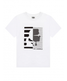 Z25342 White KARL LAGERFELD T-shirt